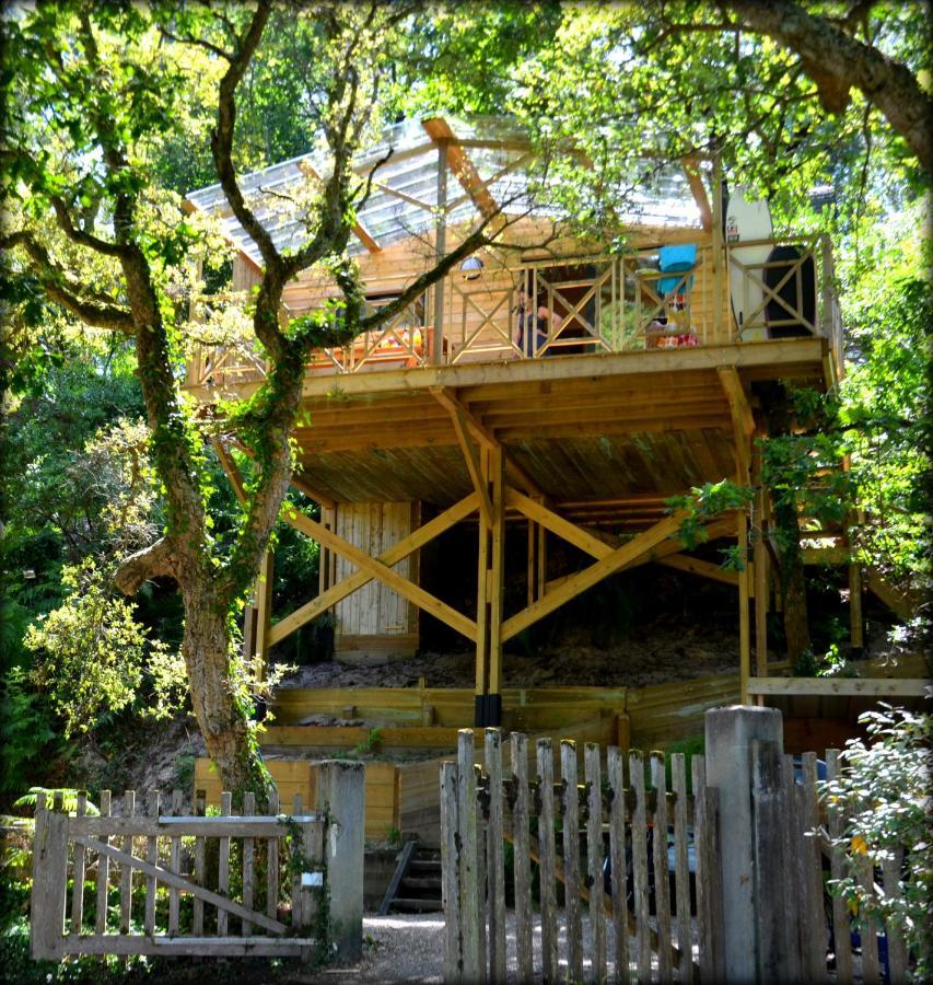 Cabane "Robinson" Dans Les Arbres De Nature Et Ocean A Cote De La Plage Мессанж Экстерьер фото